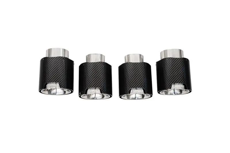 Corsa 2020-25 Chevrolet Corvette C8 Rwd 4.5In Carbon Fiber Polished Tip Kit (For Corsa Exhaust Only) 1