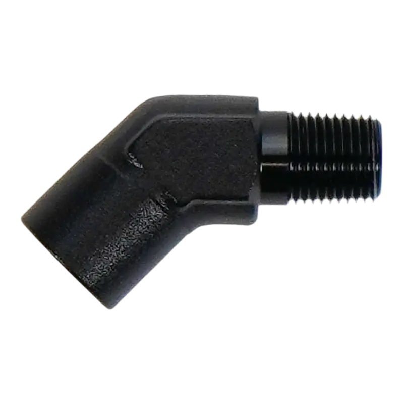 Deatschwerks 1/8In Npt Female To 1/8In Npt Male 45-Degree Fitting 1