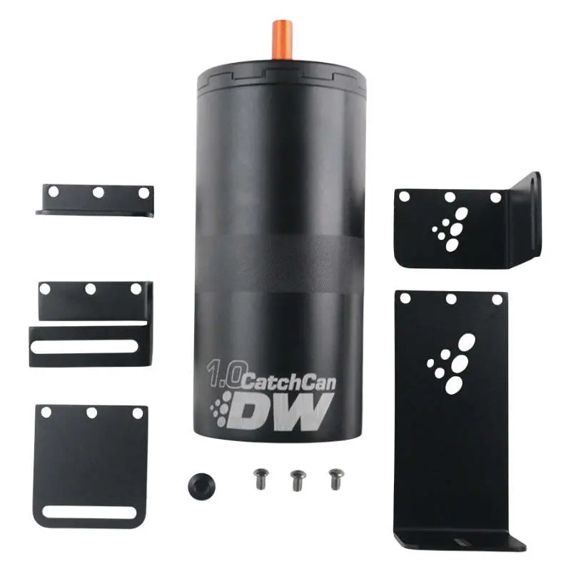 Deatschwerks 1 Liter Motorsport Oil Catch Can Assembly 1
