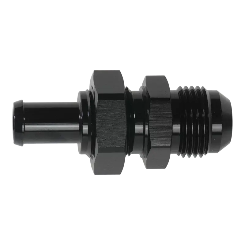 Deatschwerks 10An Male Flare Bulkhead To 1/2In Hose Barb Straight 1