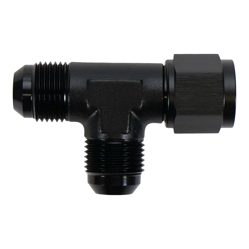Deatschwerks 10An Male Flare To Female Flare Swivel Tee On Straight 1