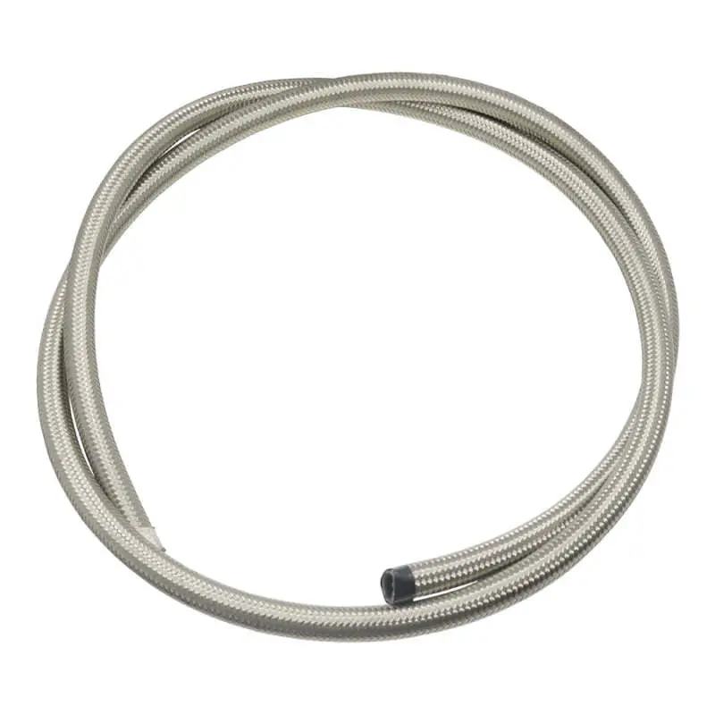 Deatschwerks 10An Stainless Steel Double Braided Ptfe Hose - 6Ft 1