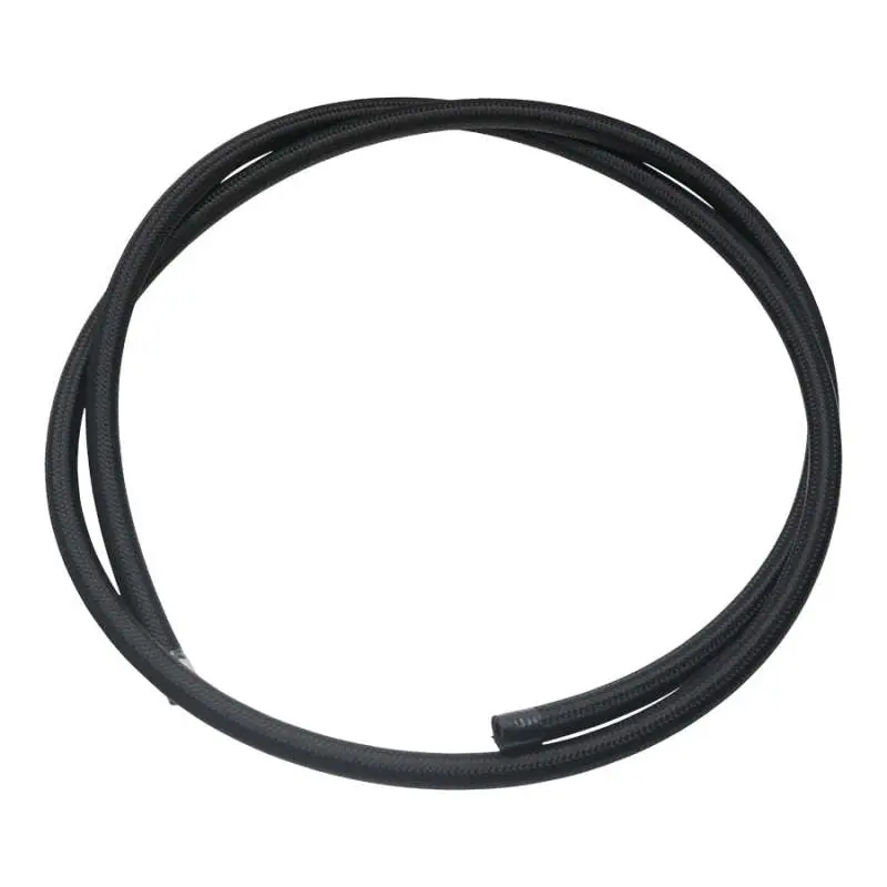 Deatschwerks 6An Black Nylon Braided Cpe Hose - 6Ft 1