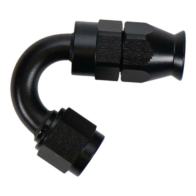 Deatschwerks 6An Female Flare Swivel (Incl Ferule/Olive) 150-Degree Hose End Ptfe 1
