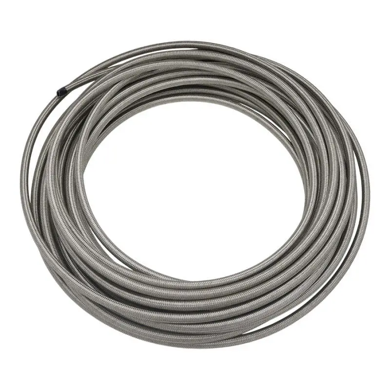 Deatschwerks 6An Stainless Steel Double Braided Cpe Hose - 50Ft 1