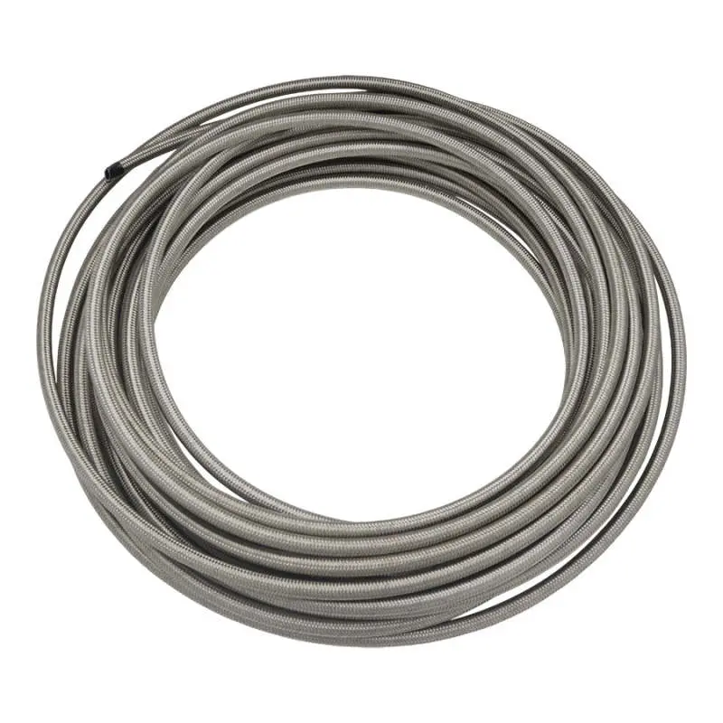 Deatschwerks 8An Stainless Steel Double Braided Ptfe Hose - 50Ft 1