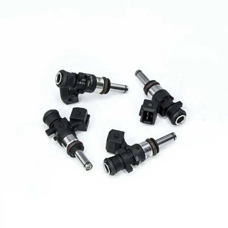 Deatschwerks Bosch Ev14 Universal 40Mm Compact Matched Set Of 4 Injectors 500Cc (Extended Nozzle) 1