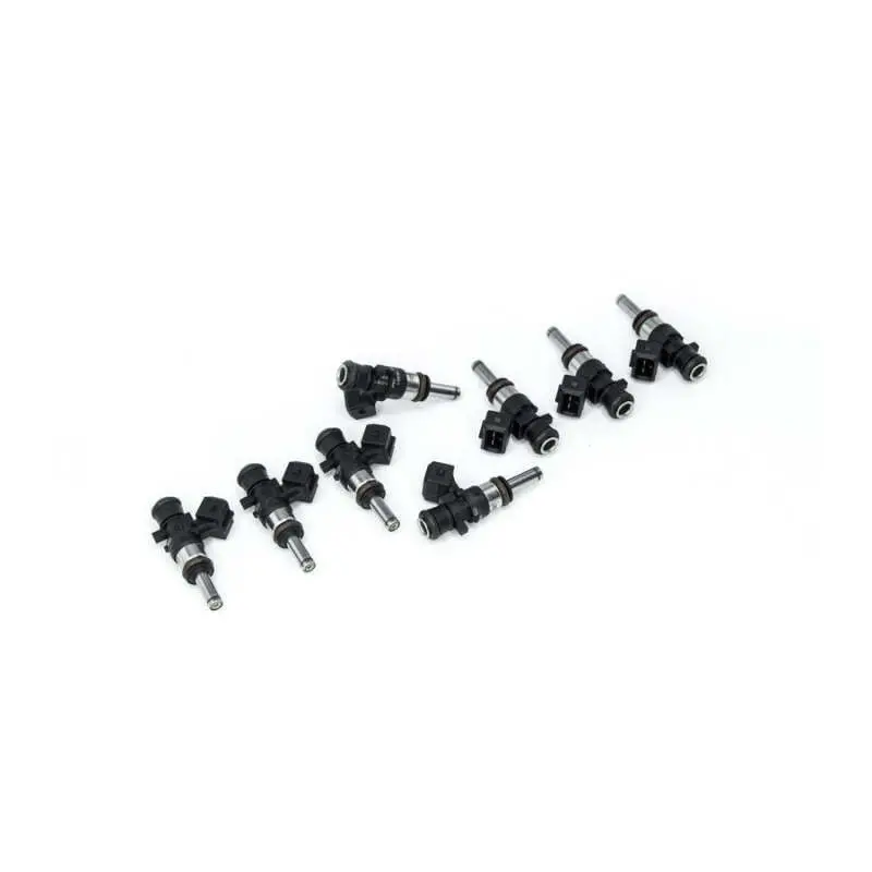 Deatschwerks Bosch Ev14 Universal 40Mm Compact Matched Set Of 8 Injectors 500Cc (Extended Nozzle) 1