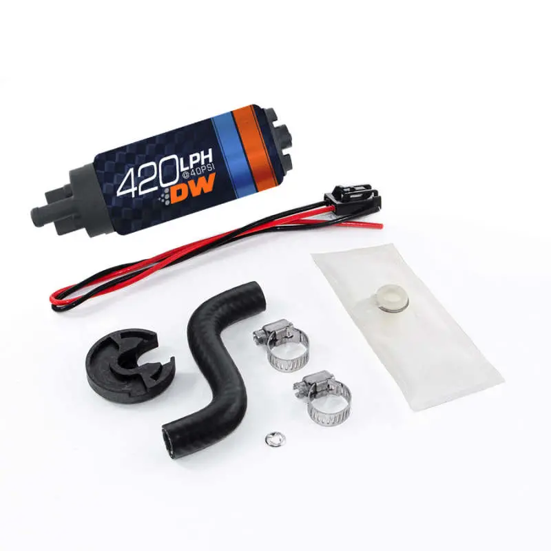 Deatschwerks Dw420 Series 420Lph In-Tank Fuel Pump W/ Install Kit For 85-97 Ford Mustang 1
