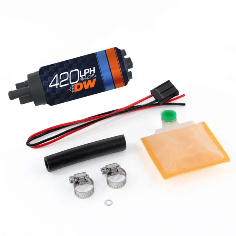 Deatschwerks Dw420 Series 420Lph In-Tank Fuel Pump W/ Universal Install Kit 1