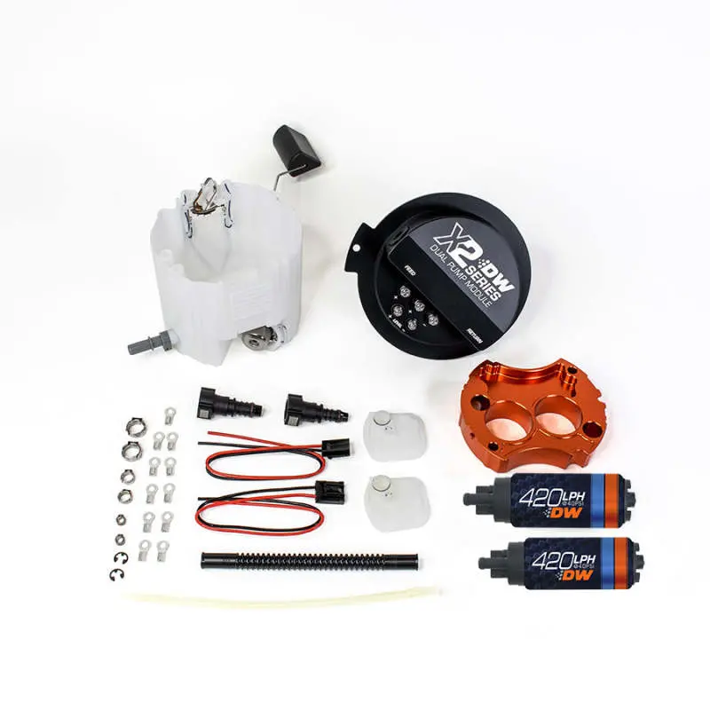 Deatschwerks X2 Series Fuel Pump Module W/ 2 Dw420s For 2010-15 Camaro Ls 3.7 V6 1