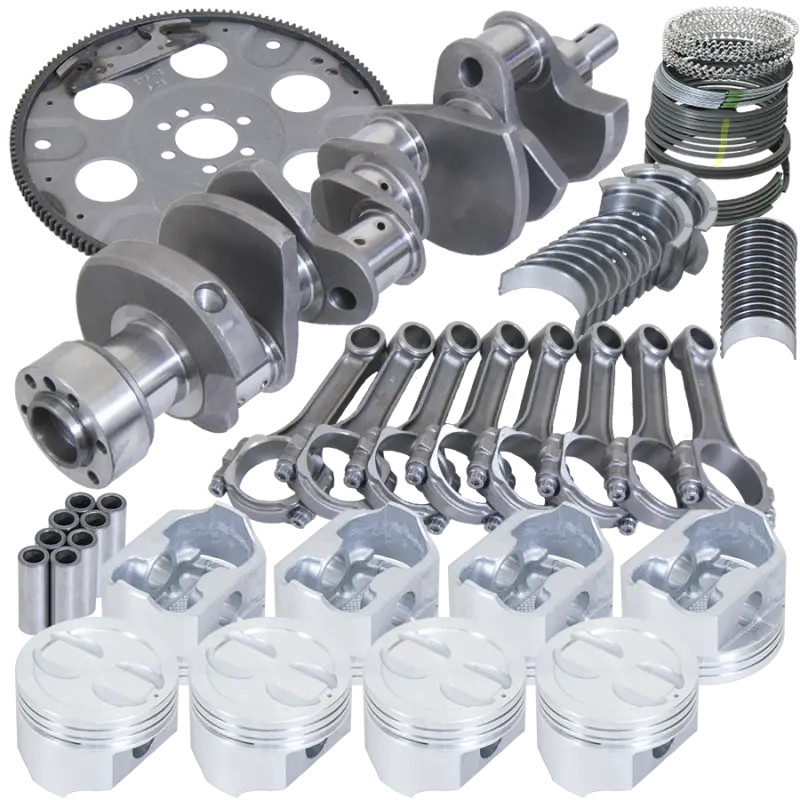 Eagle Chevy 350 1Pc 3.480In Crank 5.700In I-Beam Rods 4.030In Pistons 153 Tooth Fp Balanced Assembly 1