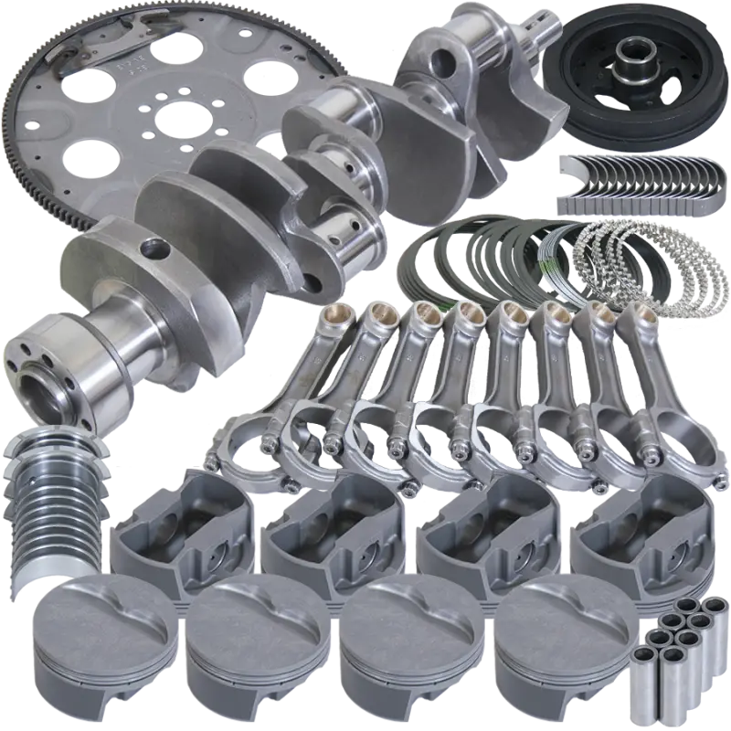 Eagle Chevy 350 1Pc 3.750In Crank 5.700In I-Beam Rod 4.030In Pistons 153 Tooth Fp Balanced Assembly 1