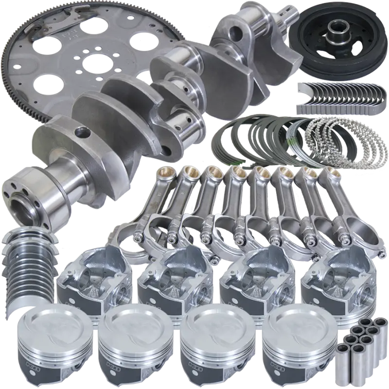 Eagle Chevy 350 1Pc 3.750In Crank 5.700In I-Beam Rod 4.040In Pistons 153 Tooth Fp Balanced Assembly 1