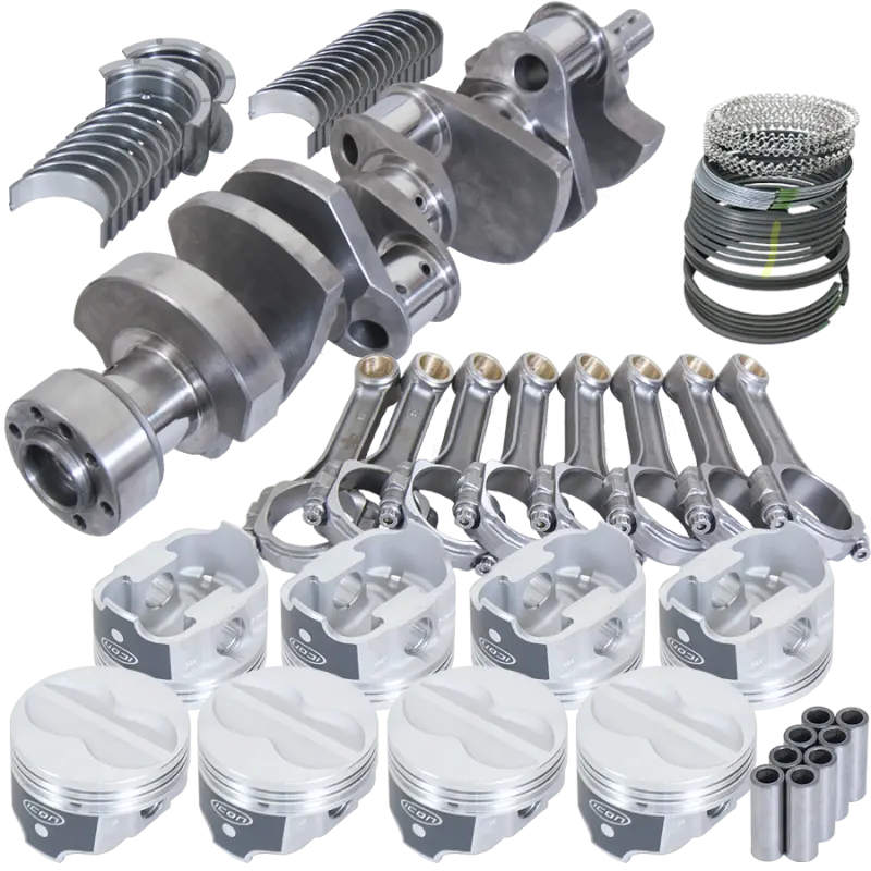 Eagle Chevy 350 1Pc 3.750In Crank 5.700In I-Beam Rods -10Cc 4.030In Pistons Rotating Assembly 1