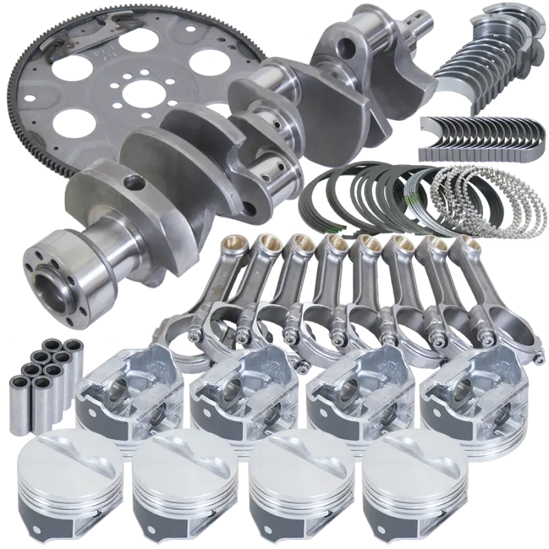 Eagle Chevy 350 1Pc 3.750In Crank 5.700In I-Beam Rods 4.030In Pistons 153 Tooth Fp Balanced Assembly 1