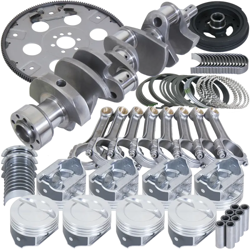 Eagle Chevy 350 1Pc 3.750In Crank 5.700In I-Beam Rods 4.030In Pistons 168 Tooth Fp Balanced Assembly 2