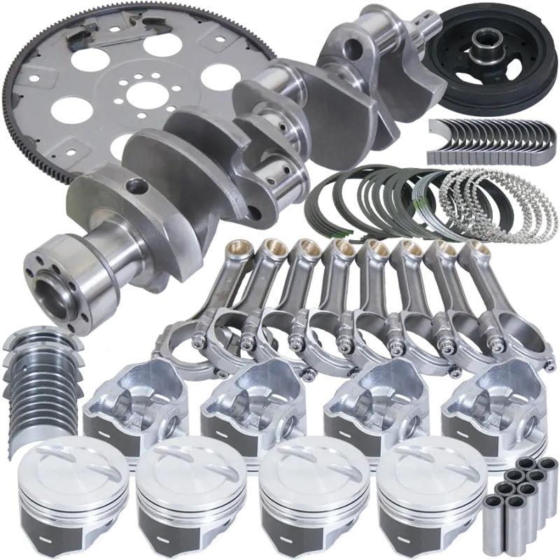 Eagle Chevy 350 1Pc 3.750In Crank 5.700In I-Beam Rods 4.040In Pistons 168 Tooth Fp Balanced Assembly 1