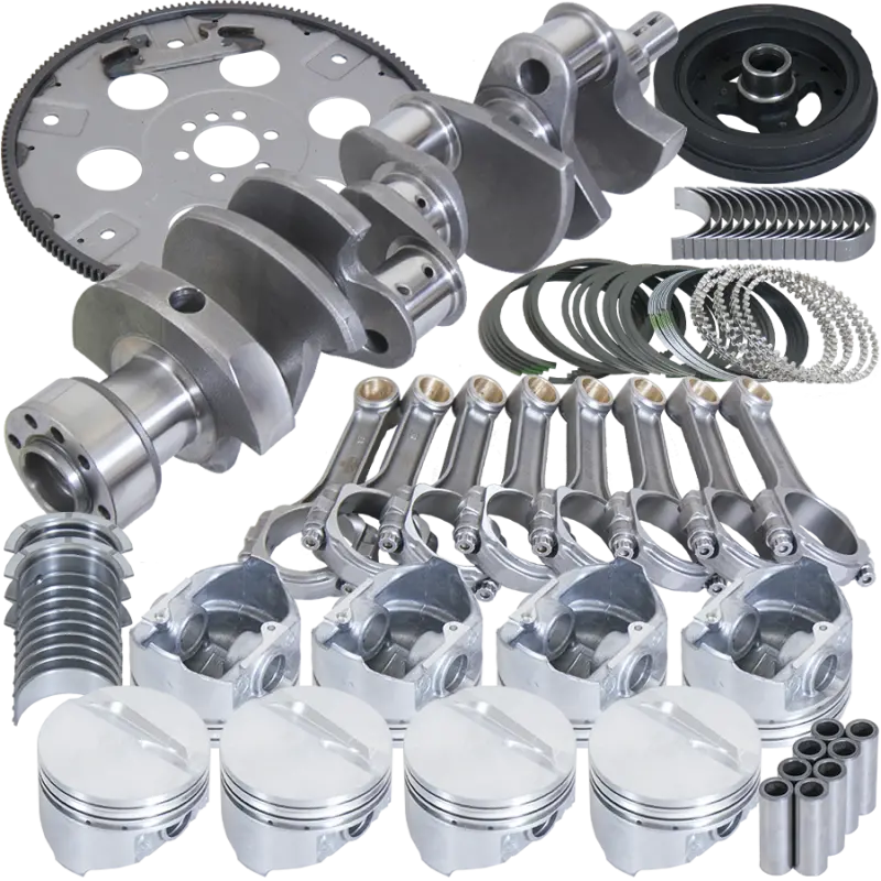 Eagle Chevy 350 1Pc 3.750In Crank 5.700In I-Beam Rods 4.060In Pistons 168 Tooth Fp Balanced Assembly 1