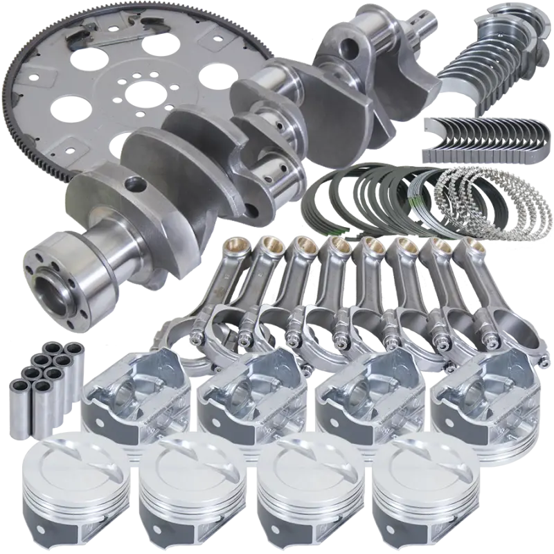 Eagle Chevy 350 1Pc 3.750In Crank 5.700In I-Beam Rods 4.060In Pistons 168 Tooth Fp Balanced Assembly 2