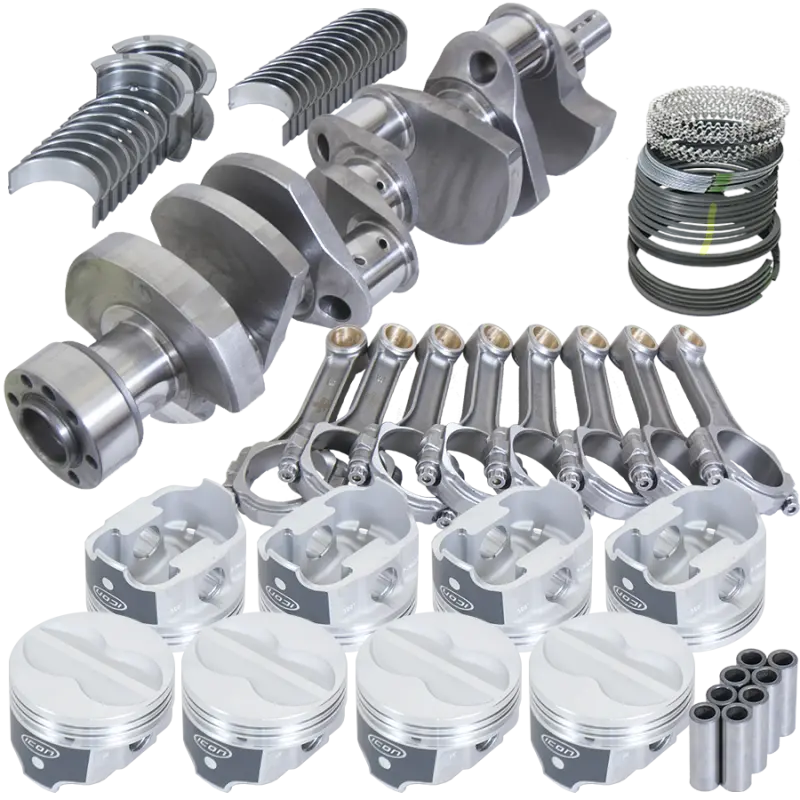 Eagle Chevy 350 1Pc 3.750In Int Balance Crank 5.700In I-Beam Rods 4.030In Pistons Rotating Assembly 1