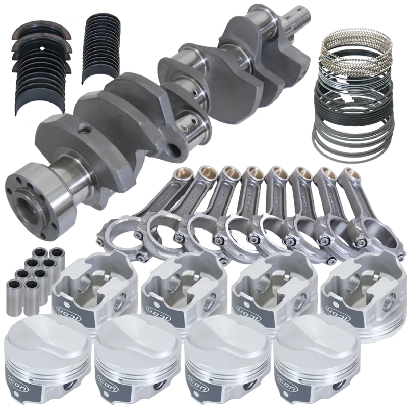 Eagle Chevy 454 1Pc 4.000In Crank 6.135In I-Beam Rod Closed Chamber 4.350In Piston Rotating Assembly 1