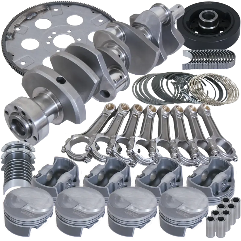 Eagle Chevy 454 1Pc 4.250In Crank 6.385In I-Beam Rods 4.350In Pistons 168 Tooth Fp Balanced Assembly 1