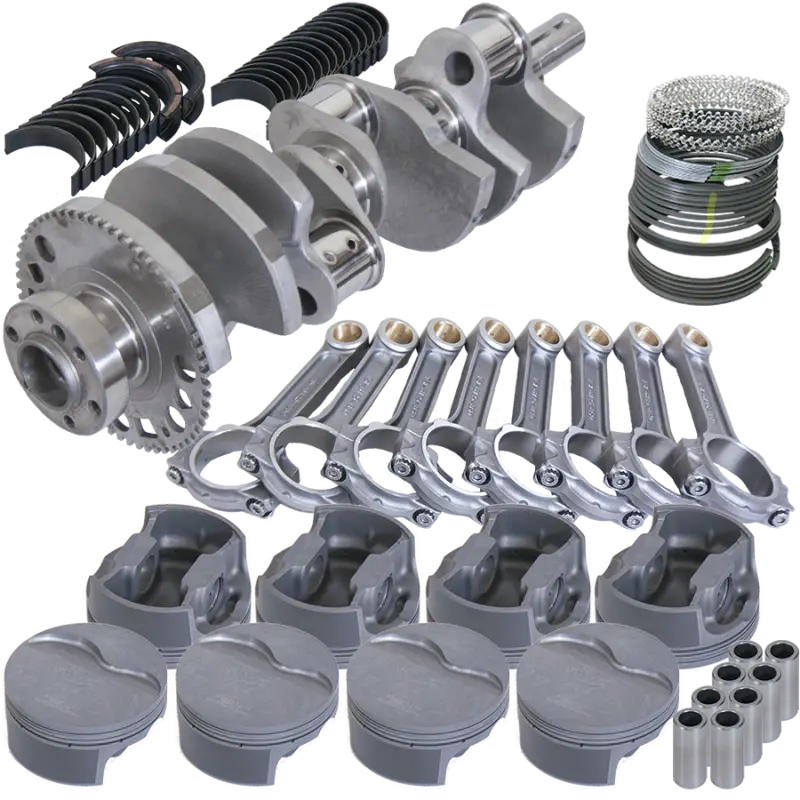 Eagle Chevy Ls3 4In 4140 Crank 6.125In 4340 Rods -5.8Cc Flat Piston Pro Street Rotating Assembly 1