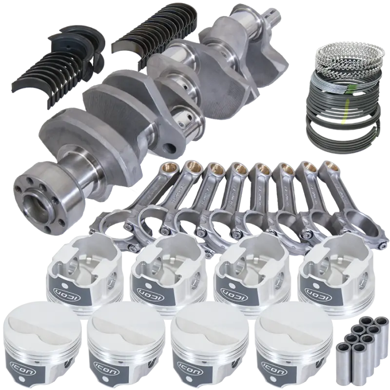 Eagle Chevy Lt1 350 1Pc 3.480In Crank 5.700In I-Beam Rods -3.7Cc 4.030In Pistons Rotating Assembly 2