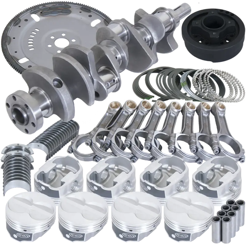 Eagle Ford 302 3.250In Crank 5.400In I-Beam Rods 4.000In Pistons 164 Tooth Fp Balanced Assembly 1