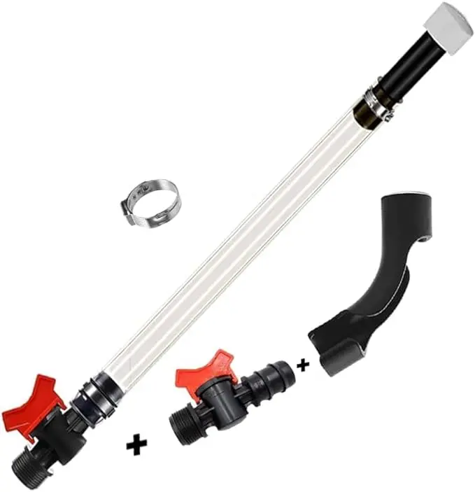 Filler Hose With Ball Valve Shut-Off And Hose Bender Kit, 1
