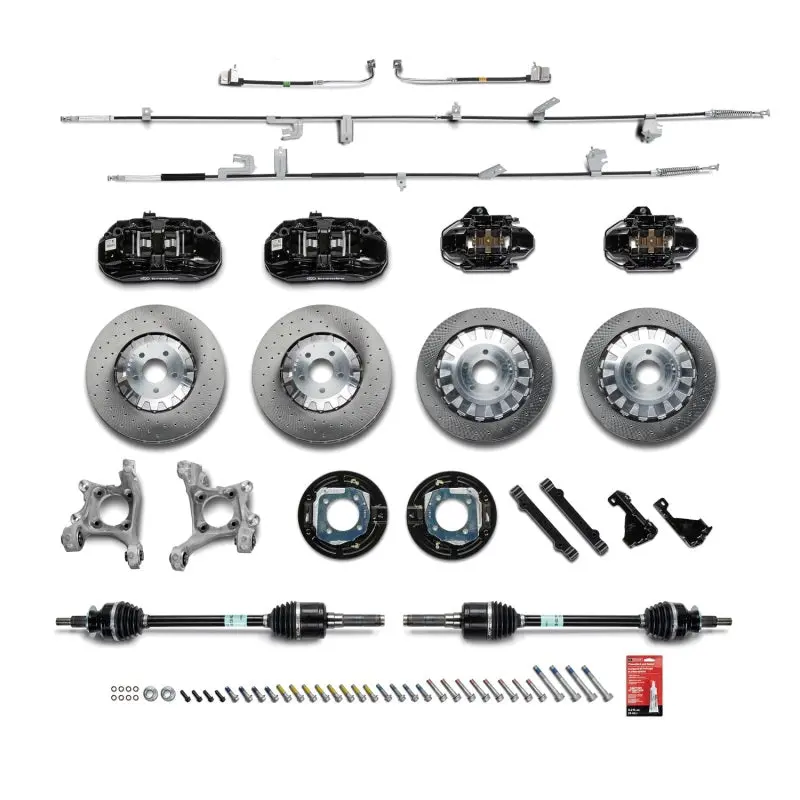 Ford Racing 15-21 Mustang Gt/ 2.3L Ecoboost Gt350r Brake Upgrade Kit - Black 1