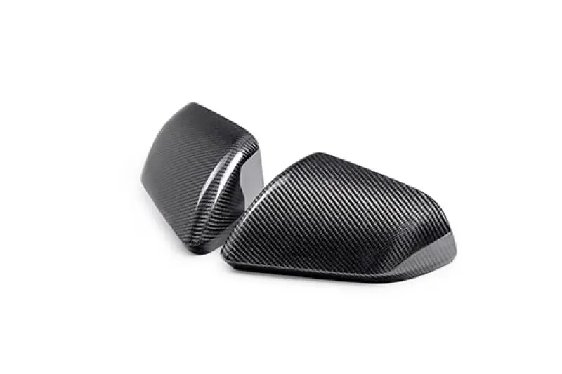 Ford Racing 24-25 Mustang (W/O Turn Signals) Carbon Fiber Mirror Skull Caps - Gloss 1