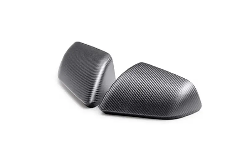 Ford Racing 24-25 Mustang (W/O Turn Signals) Carbon Fiber Mirror Skull Caps - Matte 1