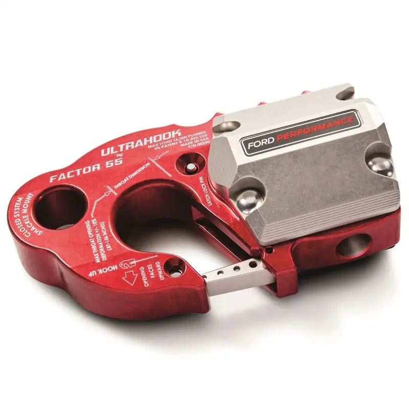 Ford Racing Factor 55 Ultrahook W/Rope Guard - Red 1