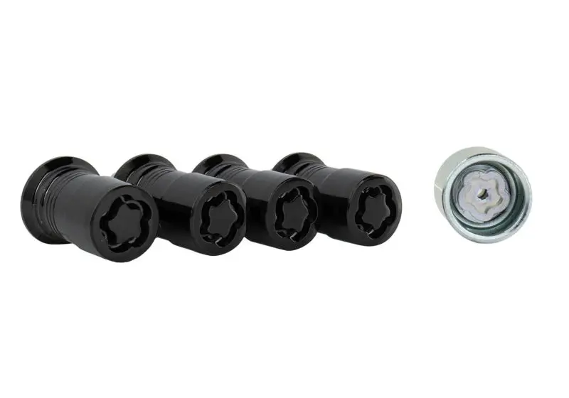 Ford Racing M14 X 1.5 Black Security Lug Nut Kit - Set Of 4 1