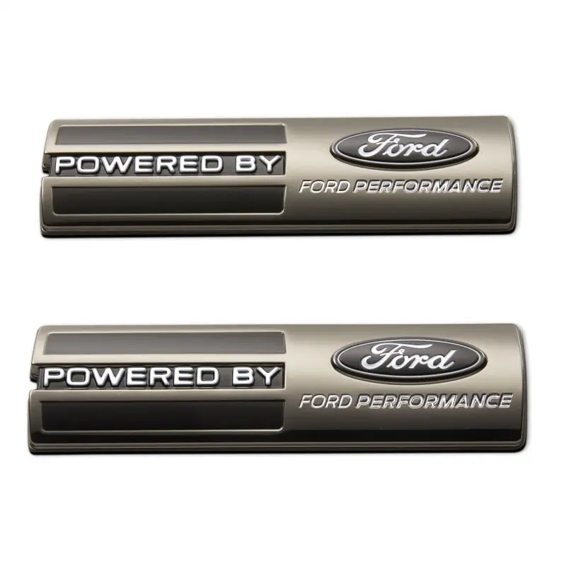 Ford Racing Powered By Ford Performance Fender Badge - Black 1