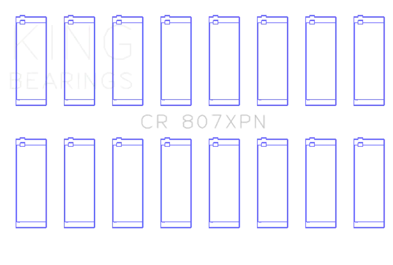 King Engine Bearings Chevy Ls1/Ls6/Ls3 Performance Rod Bearing Set - Size Std 1
