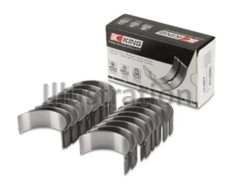 King Engine Bearings Chrysler Jeep V8 287 4.7L (Od+.002In) (Size +0.50Mm) Connecting Rod Bearing Set 2