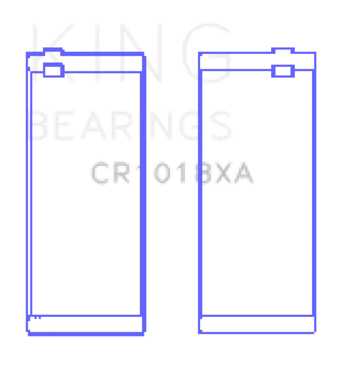 King Engine Bearings Mercedes Benz Om611.960/981/Om646.821/962/966 (Size +0.25Mm) Conrod Bearing Set 1