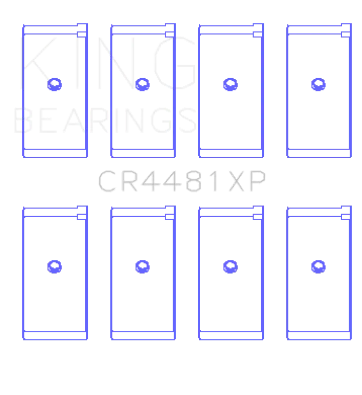 King Engine Bearings Mitsubishi 4G63/4G64 6 Bolt 1St Gen Dsm Performance Rod Bearing Set - Size Stdx 1