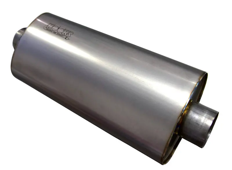 Kooks 3In Oval Center/Center Muffler 18In Long Body Polished Stainless Steel 1