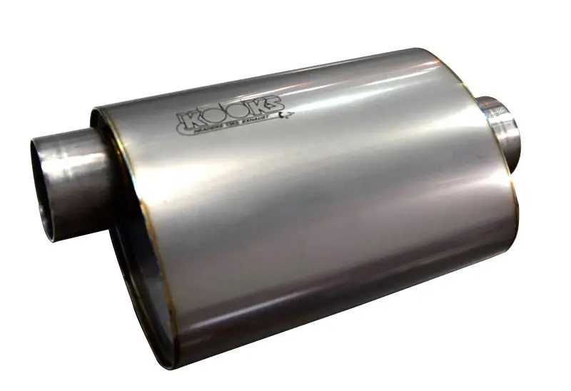 Kooks 3In Oval Center/Offset Muffler 12In Long Body Stainless Steel 2