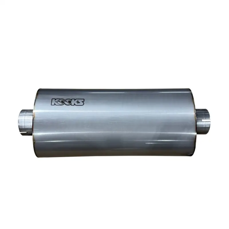 Kooks 3In Oval Clamp In Center/Center Muffler 18In Long Body Polished Stainless Steel 1