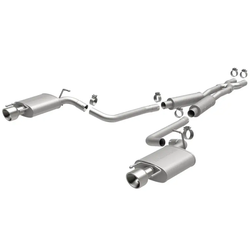 Magnaflow 10-12 Cadillac Cts V6 3.0L (Exc Awd) Dual Split Rear Exit Stainless Cat Back Perf Exhaust 1