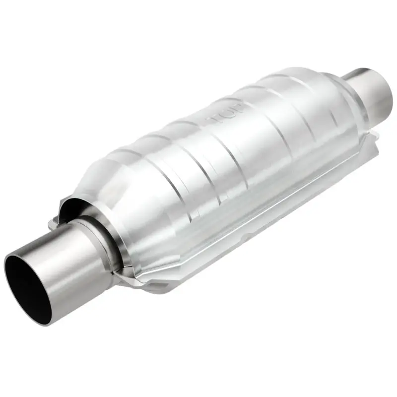 Magnaflow Conv Univ 2.25In Inlet/Outlet Center/Center Round 11In Body L X 5.125In W X 15In Overall L 1