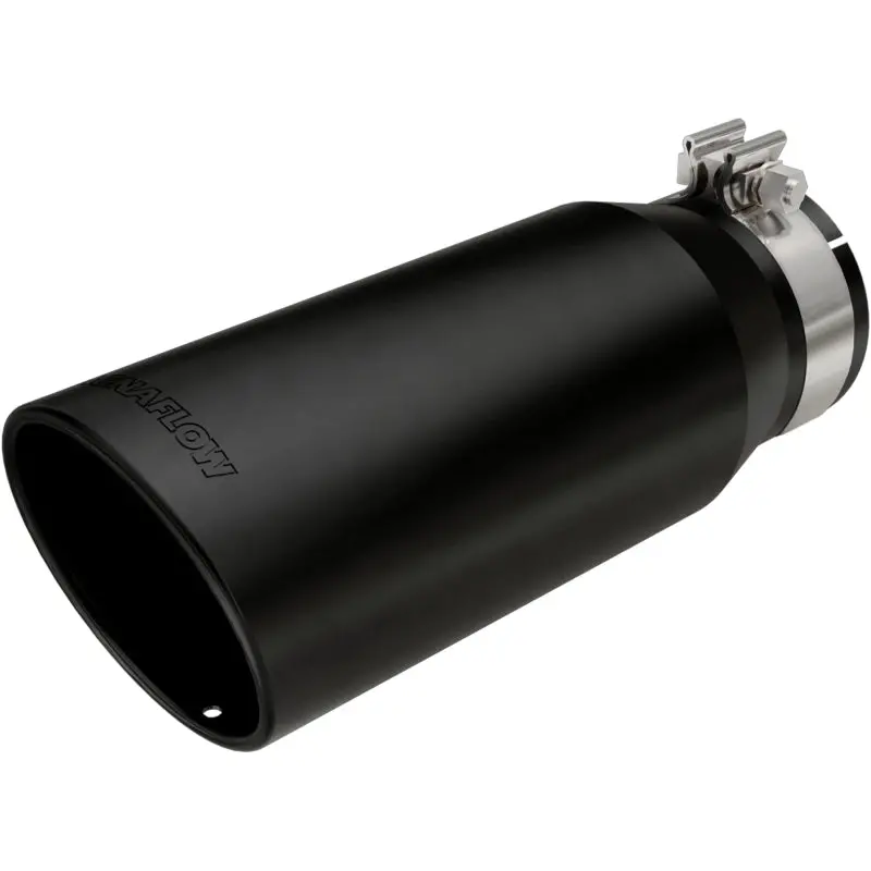 Magnaflow Tip Stainless Black Coated Single Wall Round Single Outlet 5In Dia 4In Inlet 13In L 1