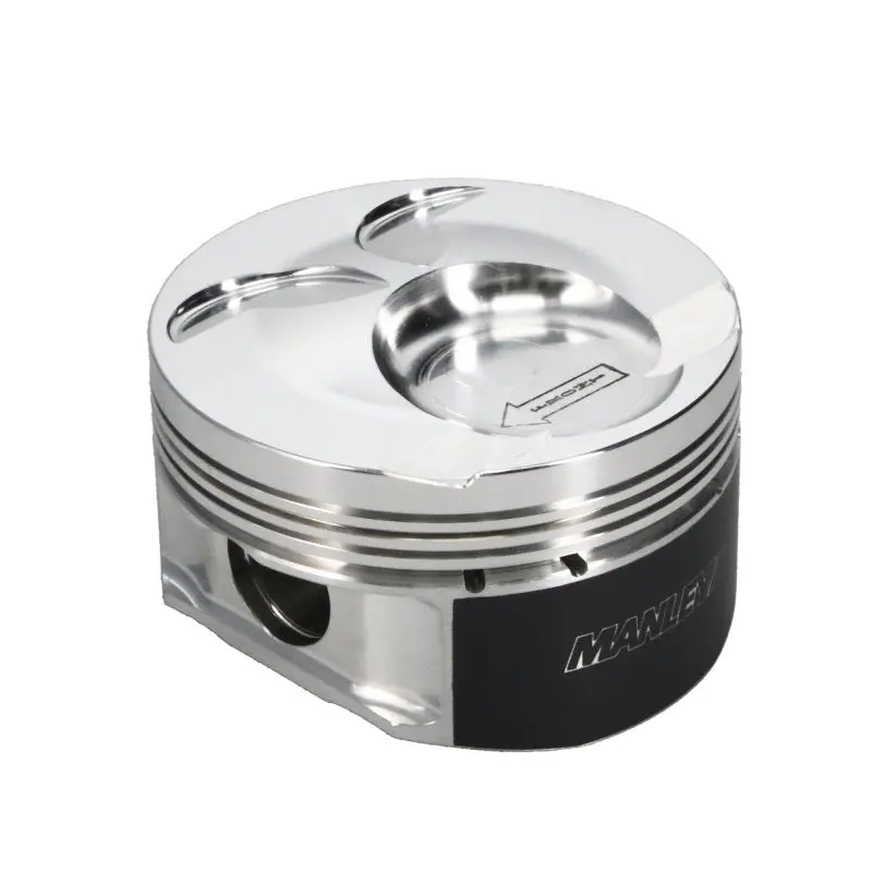 Manley Ford 3.5L Ecoboost 3.642In Bore 1.239In Comp Height -5.0Cc Dish Piston Set 1