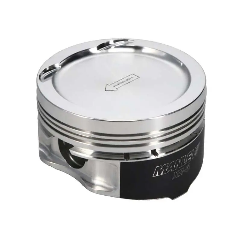 Manley Nissan Sr20de Piston Set - 87.00Mm Bore 1.260In Ch, -12.00 Cc 1