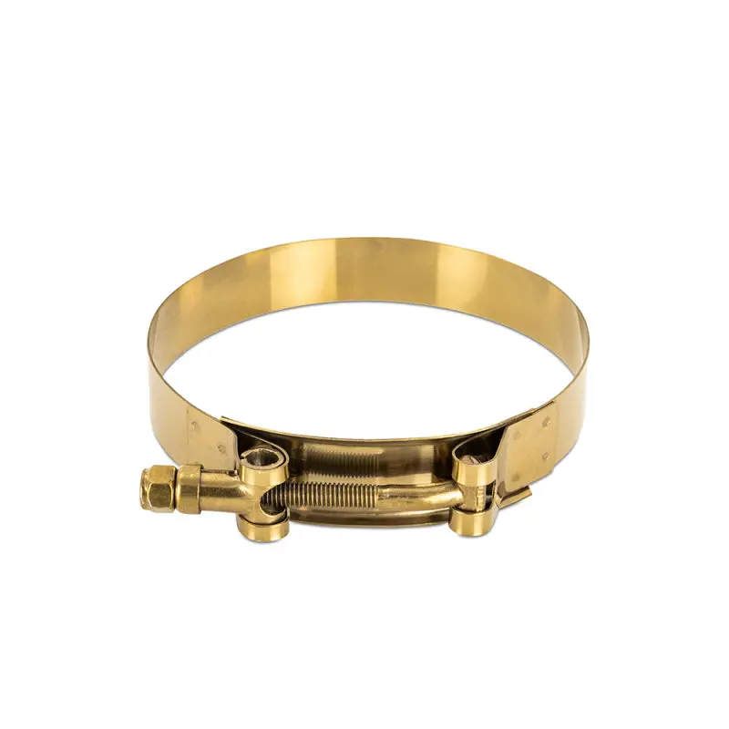 Mishimoto 1.5 Inch Stainless Steel T-Bolt Clamps - Gold 1
